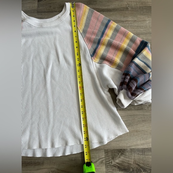 Free People We The Free Rainbow Dreams Top White Pastel Combo XS - Picture 5 of 5